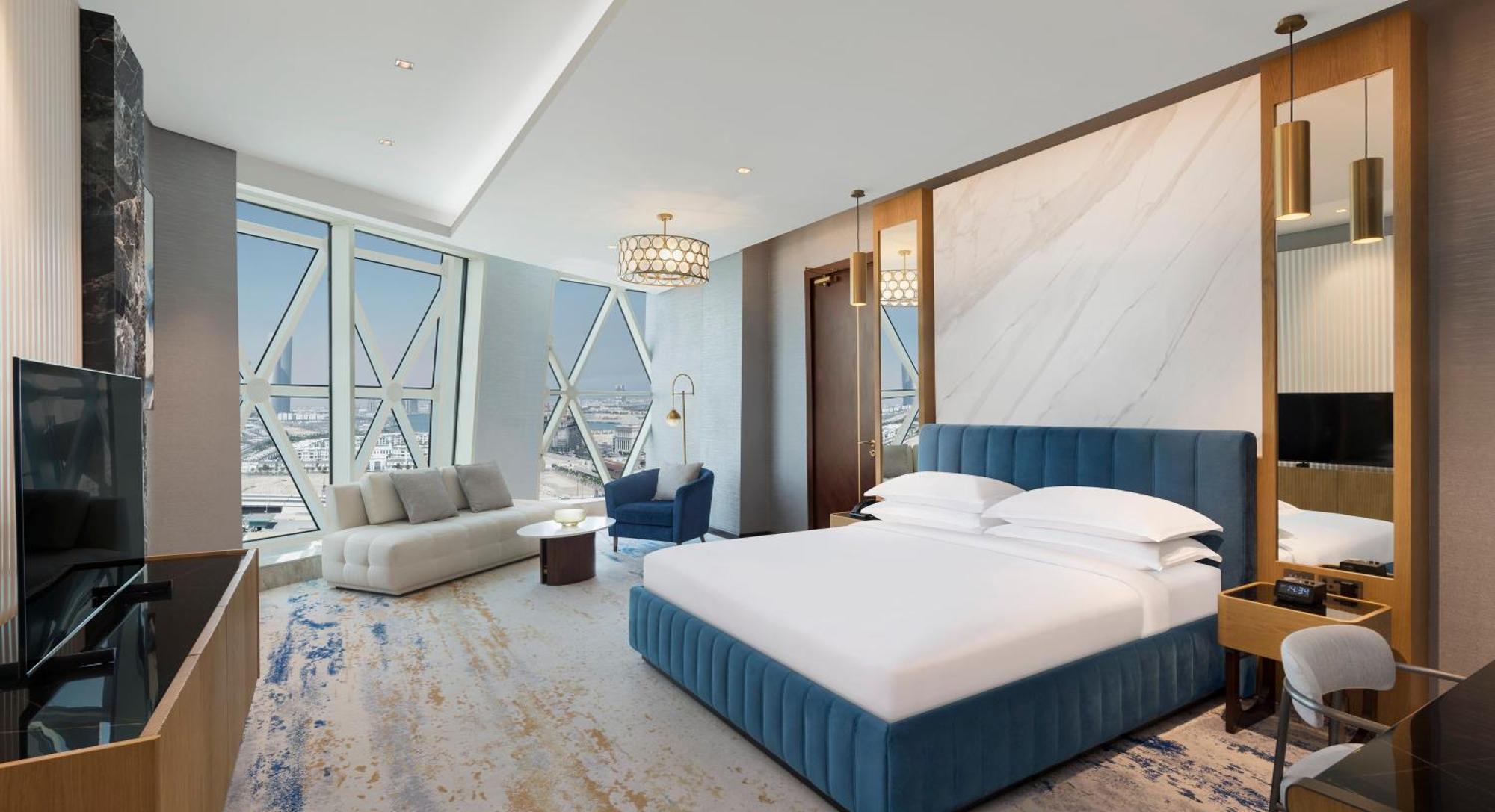 Velero Hotel Doha Lusail Luaran gambar A bedroom at the hotel