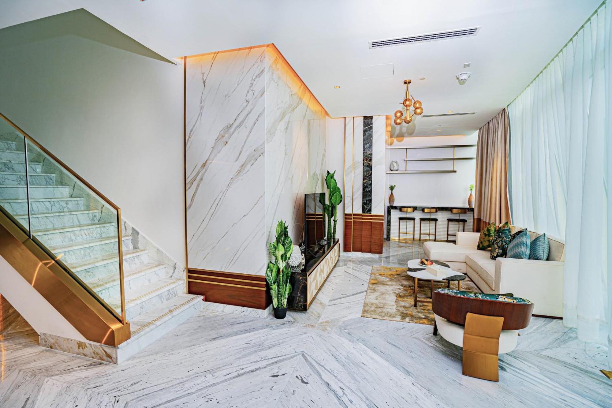Velero Hotel Doha Lusail Luaran gambar Interior of a Sky Villa
